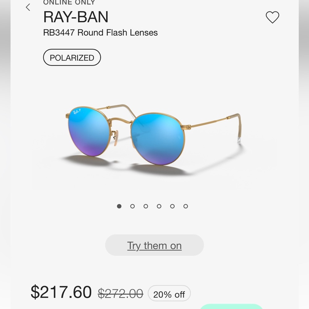RayBan RB3447 Round Flash Lenses